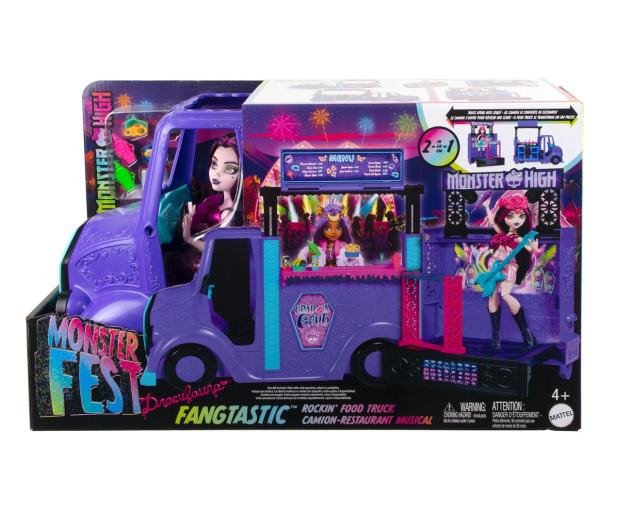 Mattel Koncertowy Food Truck + Lalka Zestaw - 1259455 - zdjęcie 4